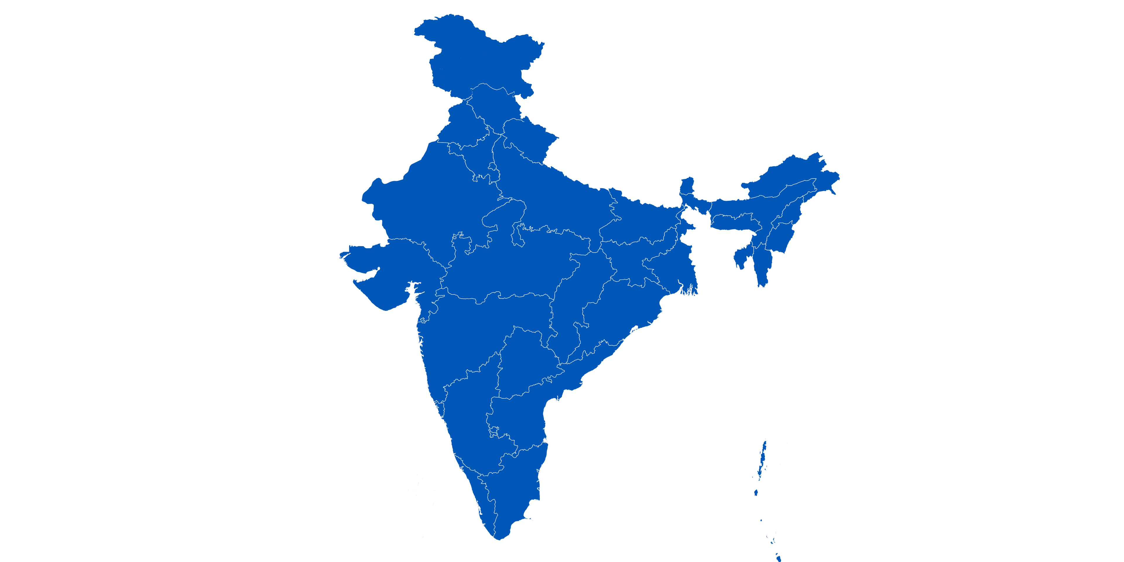 map of india