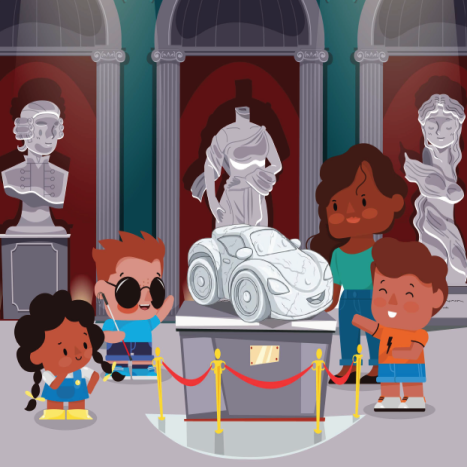 Amiguinhos ZF: Parado igual estátua!