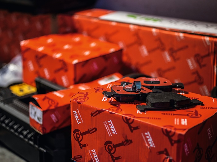 remblokken met verpakking