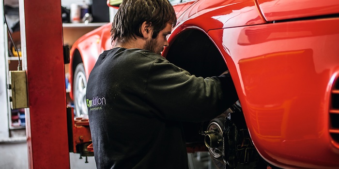 Revolutie Porsche monteur