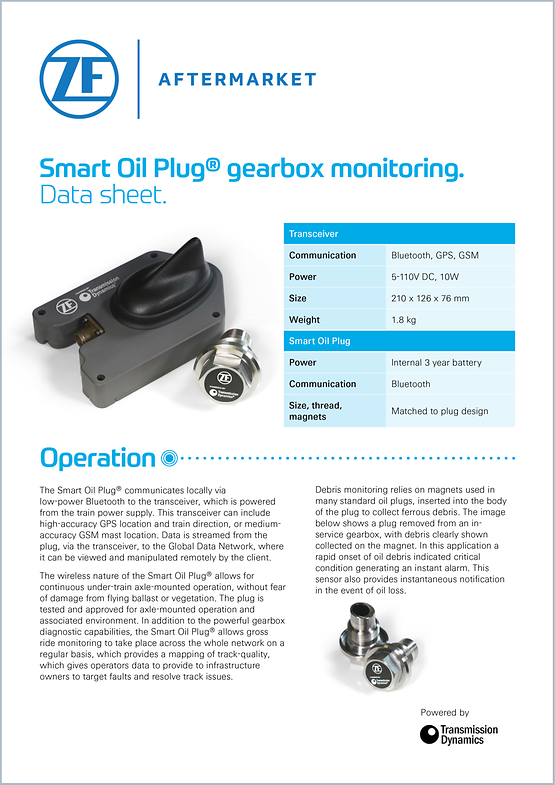 Smart oil data sheet 