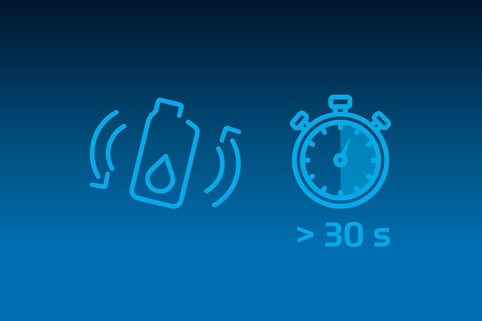 LifeguardFluid 9 shake well for 30 seconds