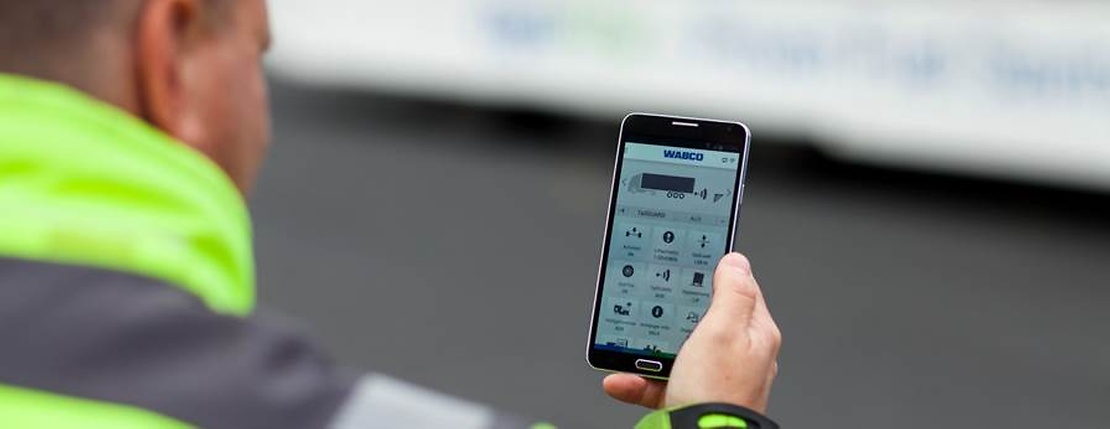 wabco man with phone