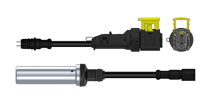 Modüler tekerlek hız sensörü