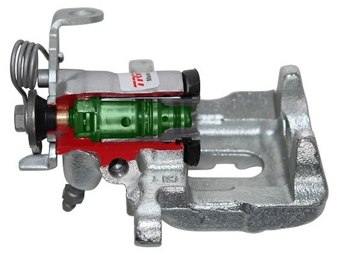 Brake caliper with mechanical park brake