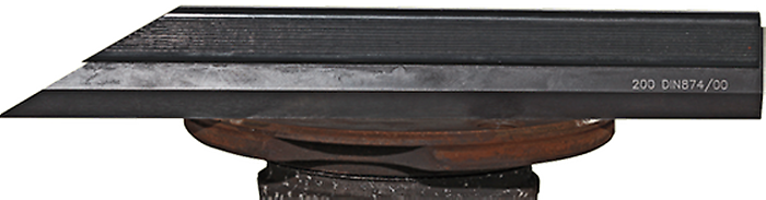 Wielnaaf zonder zichtbare lichtspleet