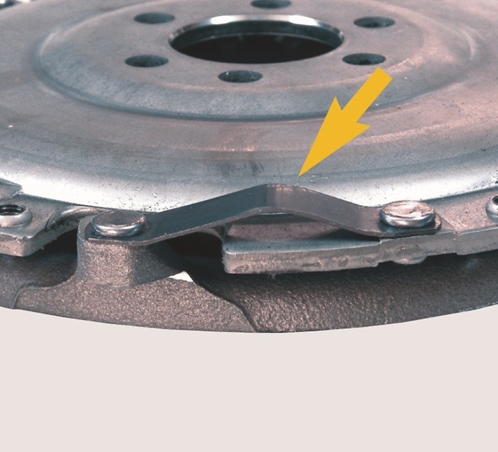 SACHS vervormde tangentiële bladveer