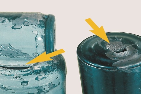 Gebarsten of gebroken stangoog