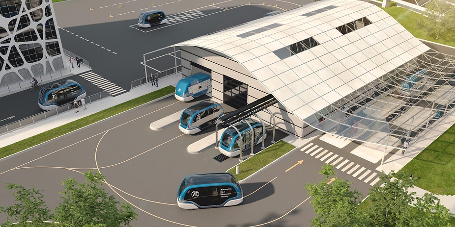 El exterior del depósito de las lanzaderas de ZF