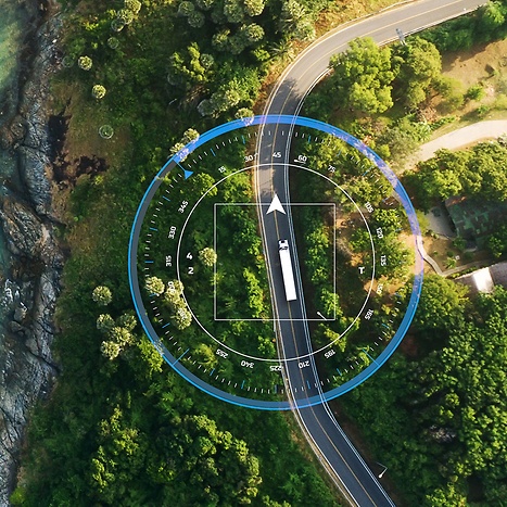 Camion con OnLaneALERT