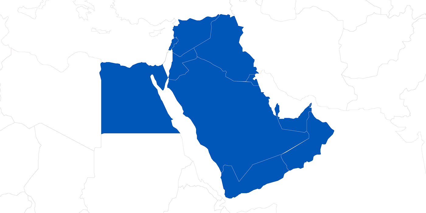 Middle East map