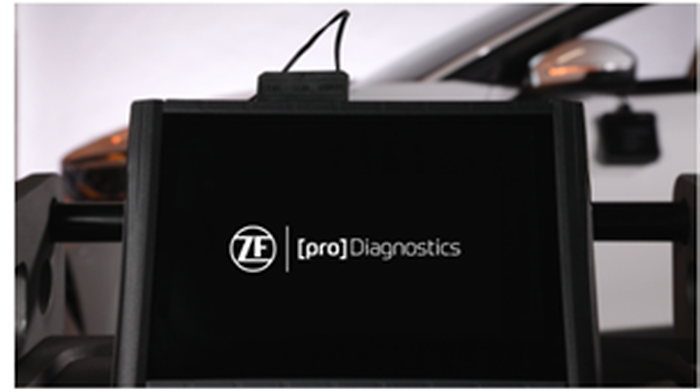 device with ZF [pro]Diagnostic logo