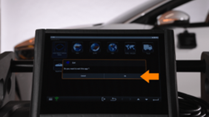 return to home screen