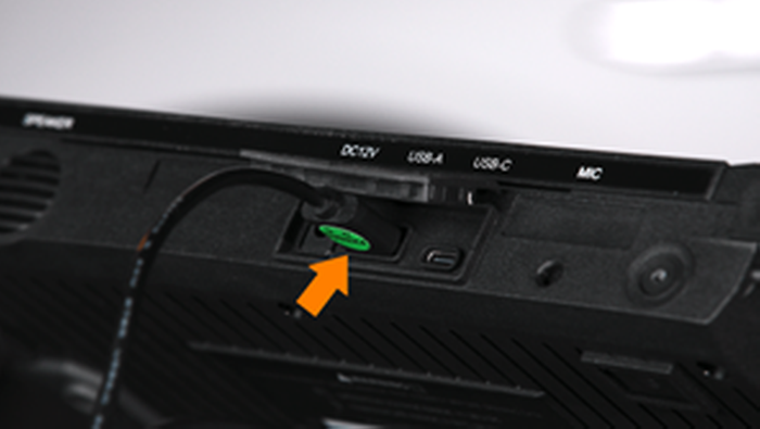 connecting usb cable