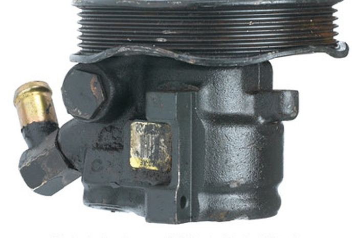 Polia da correia com defeito