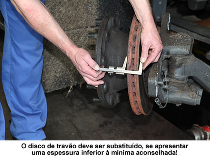 substituir disco de travão hcv